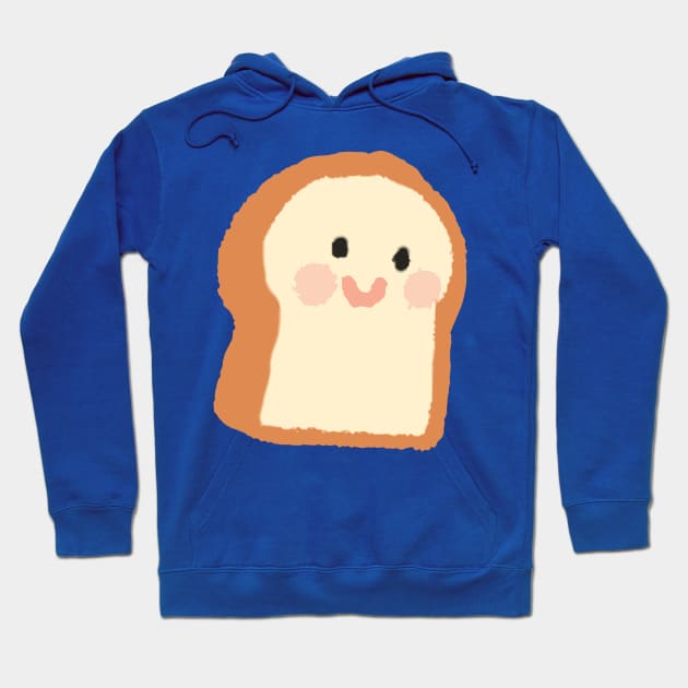 cute happy toast 1 Hoodie by vundap